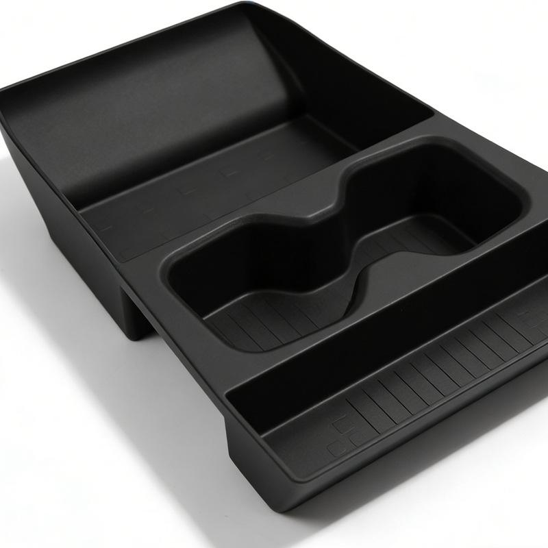 Caixa de Armazenamento para Carro Bandeja de Console Central Construção em TPE Design que Economiza Espaço Otimiza o Espaço Interior Serve para Santa Fe 24-26