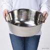 Takagi TAKAGI Stainless Steel Washing Tub 36cm 11L Round Made In Japan Silver Kitchen Cooking Confectionery Bowl Washing Cleaning Vegetables Soaking