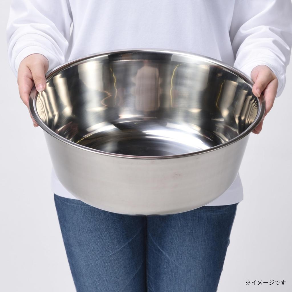 Takagi TAKAGI Stainless Steel Washing Tub 36cm 11L Round Made In Japan Silver Kitchen Cooking Confectionery Bowl Washing Cleaning Vegetables Soaking