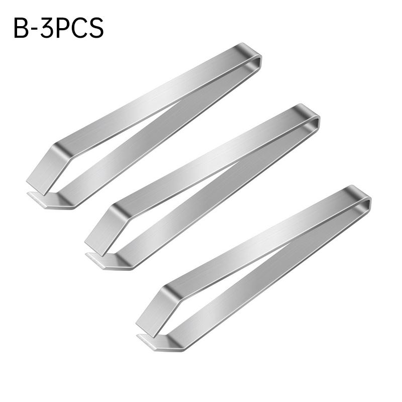 1/3PC Stainless Steel Fish Bone Tweezers Pincer Clip Puller Remover Tongs Fish Bone Plucking Clamp Kitchen Gadgets Seafood Tools
