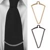 Tie Pin All Match Anti-rust Prevent Sagging Polished Non-oxidizing Fixing Tightly Men Tie Chain Tack Clip Locking Pin Dress Accessories