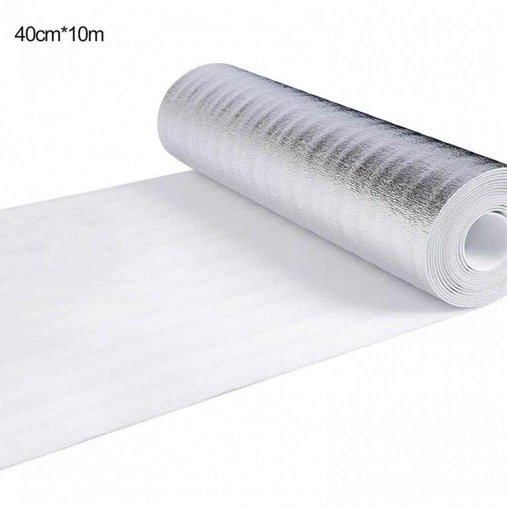 10m X 0,5m X 3mm Reflektierende Folie Aluminiumfolie Heizungsisolierung Nagelneu