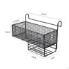 Desk Hanging Basket for Easy Organization, Wire Mesh Storage Solution
