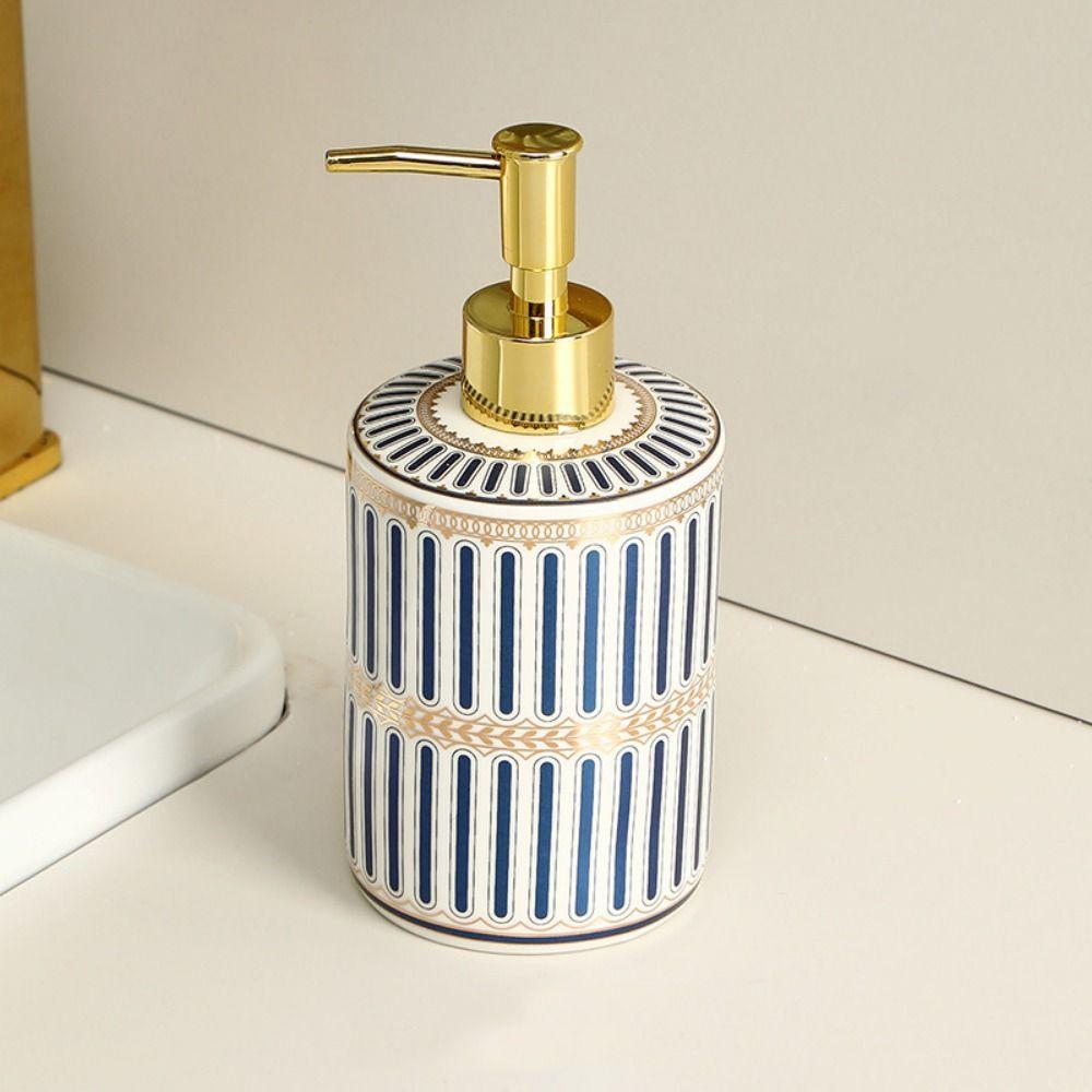 Lightweight Soap Dispenser Ceramic Shampoo Container Luxury Soap Pump Bottle  Beauty Shop