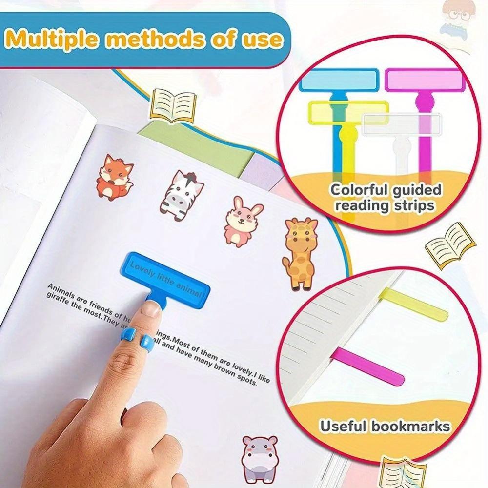 Guided Reading Bar Finger Highlighter Focus Tool - For Students, Early Readers with Attention Deficit Hyperactivity Disorder