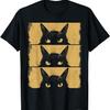 Cat Lover, Grumpy Black Kitten, Cat Mom, Cat Dad T-Shirt for Men Women Girls Kids(5)