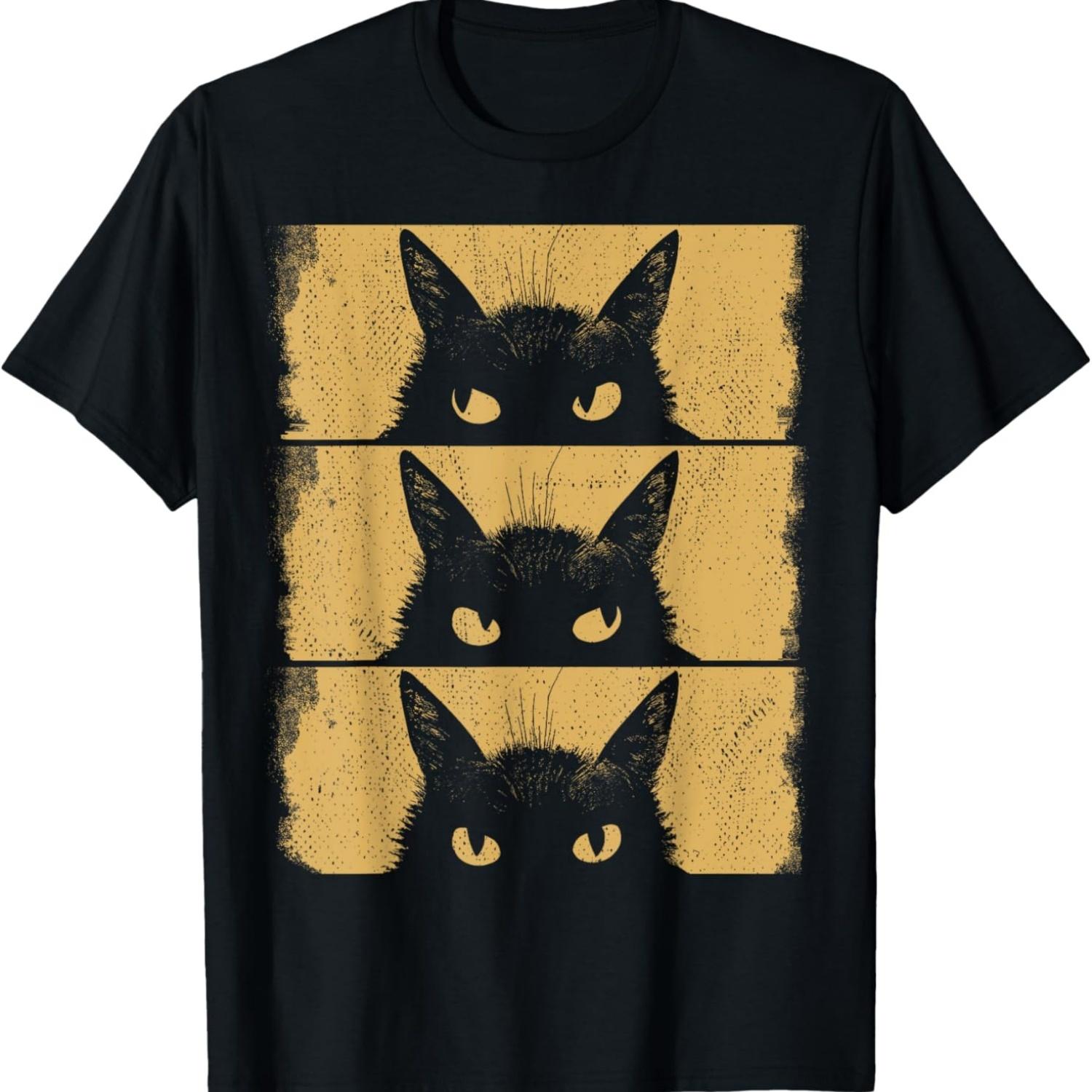 

Любитель кошек, Ворчливый черный котенок, Кошачья мама, Кошачий папа Футболка для мужчин женщин девочек детей(5) S чёрный