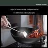 ZISIZ 32cm No-Seasoning Non-Stick Cast Iron Wok