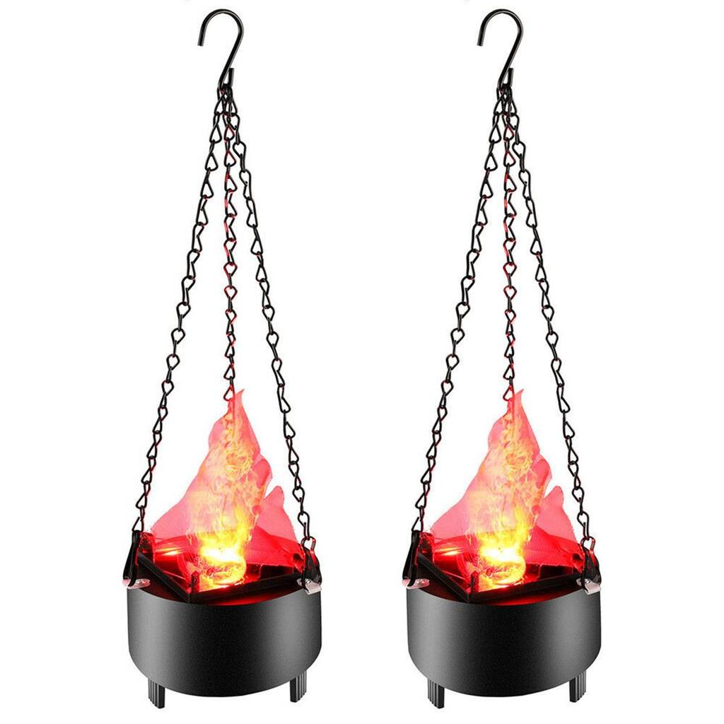 LED Artificial Flame Light, Hanging 3D Fake Fire Light, Simulated Flame Effect Light