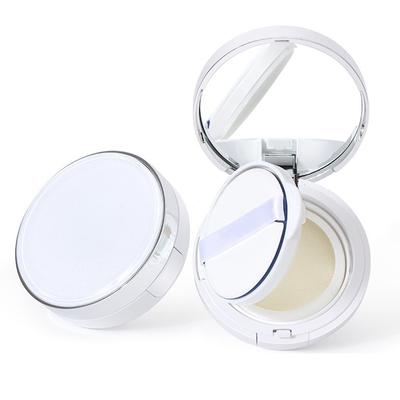 15G Leere Luftkissen-Puffbox Tragbarer Kosmetik-Make-up-Behälter mit Puderschwammspiegel für BB-Creme-Grundlage