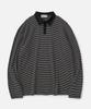VASTIC Striped Collar Long Sleeve_Black / White