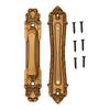 Durable Barn Door Handles Yellowish Bronze Cabinet Door Handles Rustic Door Pulls  Closet
