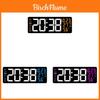 Modern Digital Wall Clock With Led Display And Temperature Humidity For Living Room And Office