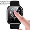 Vidro temperado + capa para Apple Watch 9 8 41mm 45mm 42mm 38mm PC bumper protetor de tela caso iWatch série 7 6 5 4 se 44mm 40mm
