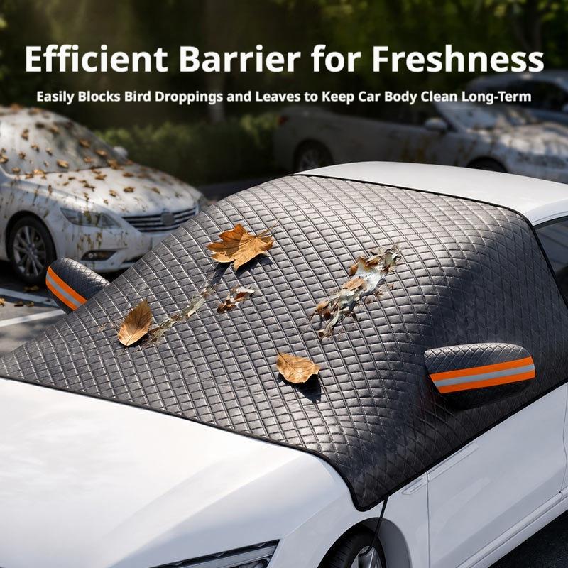 SEAMETAL Car Windshield Snow Cover Front Window Thickened Ice Protector Winter Frost Shield All-Season Car Windshield Cover