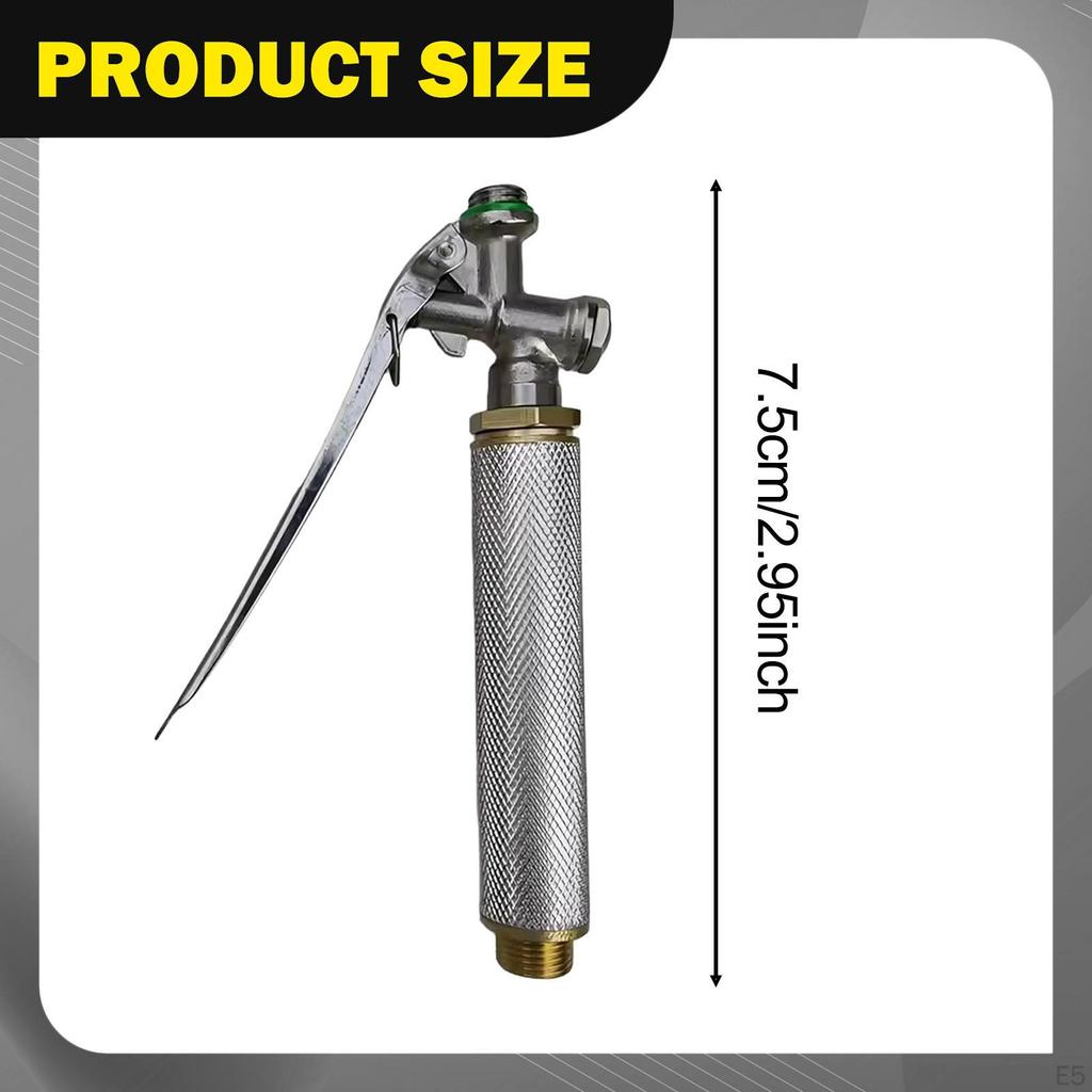 And High-pressure Sprayer Handle Made of Aluminum Alloy, 14 X 1.5 Mm Connector, Accessories for
