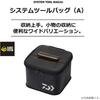 Daiwa System Tool Bag MW-2(A) Black Durable Storage Organizer for Fishing and Outdoor Activities