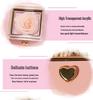 Automatic Rotating Acrylic Jewelry Box with Preserved Rose and Necklace - Valentine's Day Gift