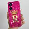 For Realme C55 RMX3710 Luxury Crown Letters Cover Soft Silicone Phone Case For Realme Narzo N55 C 55 RealmeC55 NarzoN55 Bumper