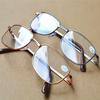 Anti-Blue Light Blocking Fashion Reading Glasses Full-Frame Metal Eyewear HD Ultra Light Portable Eyewear for Men Women
