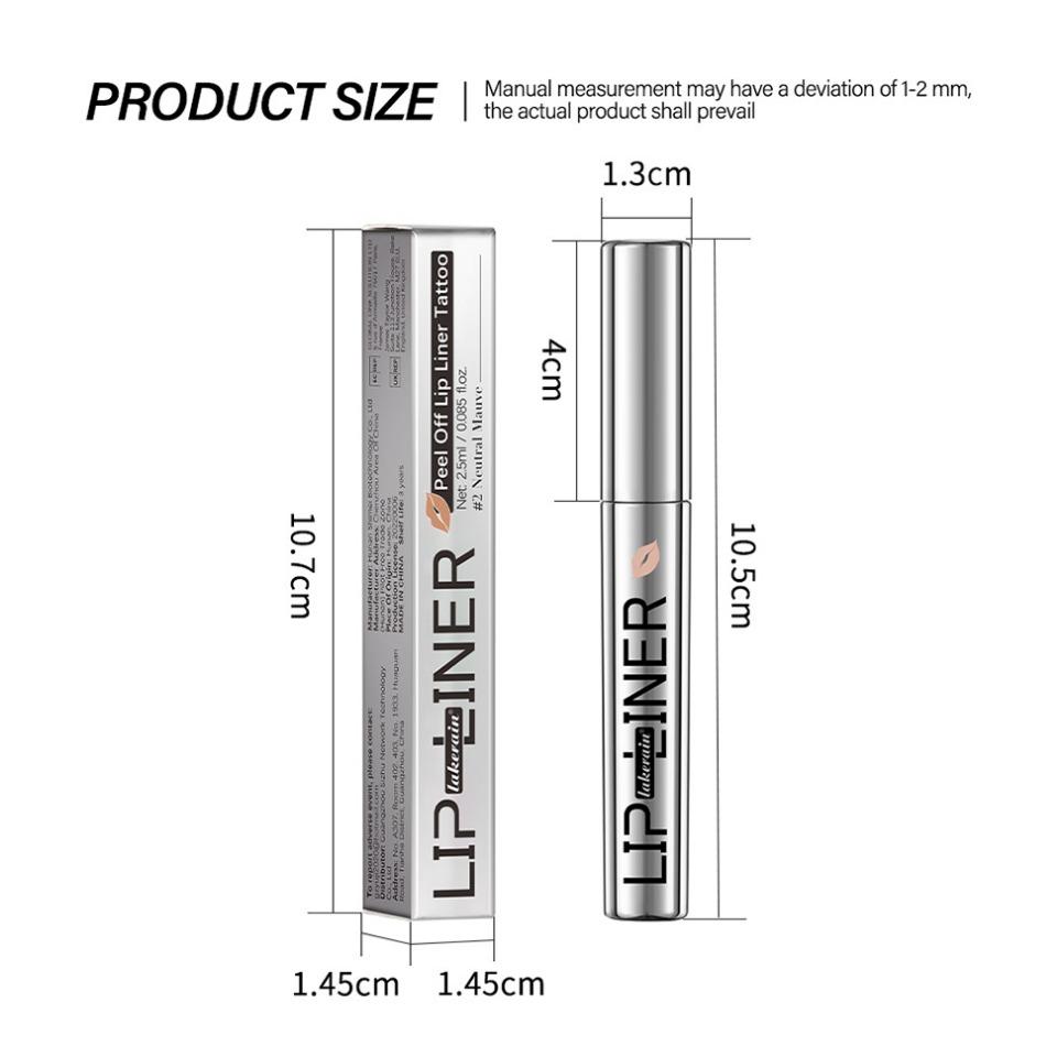 Lakerain Tear Lip Liner Is Not Easy To Stain and Color