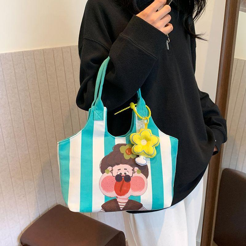 

Милая иллюстрация ведро граффити холщовая сумка новая сумочка мультяшная забавная на плечо мессенджер