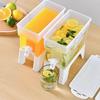 Large Capacity 3.5L Faucet Drink Dispenser With Stand Juice Jug Beverage Dispenser  Lemonade