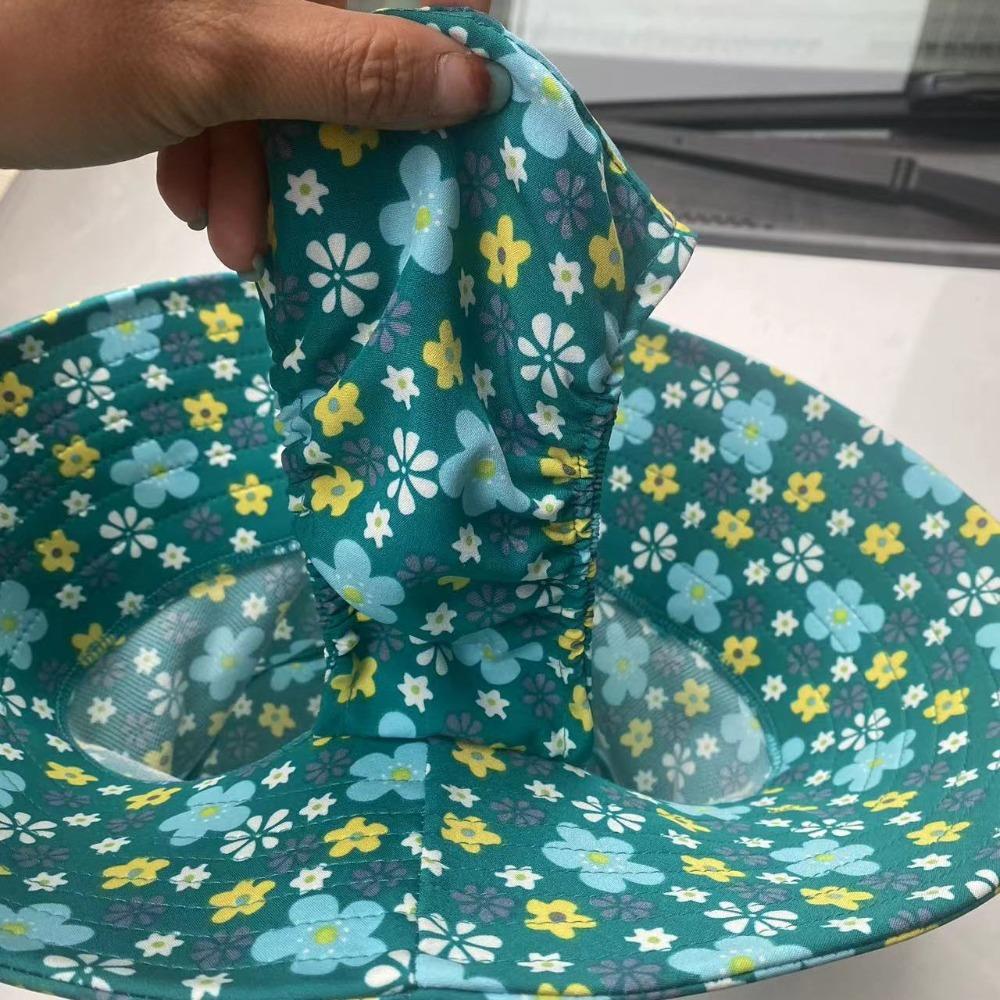 Anti-uv Agricultural Work Hat Shawl Women's Ponytail Hat Hot Sale Fisherman Hat  Four Seasons