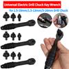 3-in-1 Ratchet Drill Chuck Key Wrench Universal Chuck Key Replacement Tool Quick Disassembly Three-jaw Key Drill Accessories