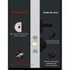 Invisible Door Lock Bedroom Single Side Secret Lock Chamber Door With Key Hidden Door Handle Background Wall Hidden Door Lock