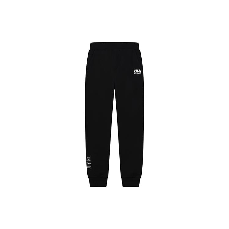 FILA Knitted Sweatpants Men s Jet Black F11M229604FBK XL