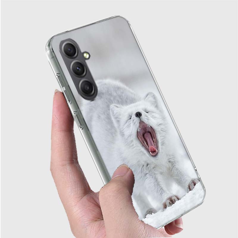 

The Shot of a White fox in Heavy Snow Phone Case for Samsung A16 A26 A36 A56 A17 A37 A57 A07 A06 A02S A03 A04S A05S Galaxy Note Samsung A20(A30)