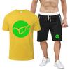 Korda Inspired Tribute Print 2025 Men's New Summer Nine-color Short-sleeved T-shirt+ Sports Pants Thin Breathable Suit