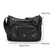Mehrere Taschen Weiches Leder Umhängetasche Luxus Geldbörsen Handtaschen Damen Tasche Designer Schulter Messenger Bags für Damen