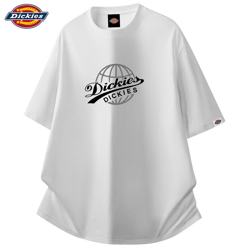 Мужская футболка Dickies с принтом логотипа, 100% хлопок, с коротким рукавом S