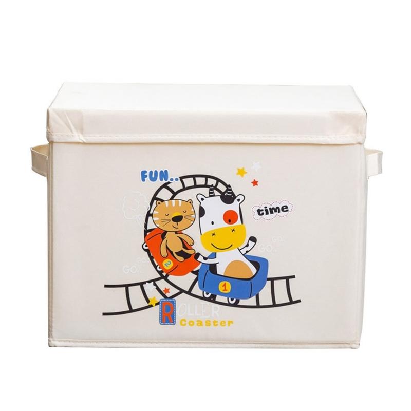 Practical Foldable Cubes Shelf Storage Bins Space Saving Toy Storage Case for Childrens Toy Bedroom Organization