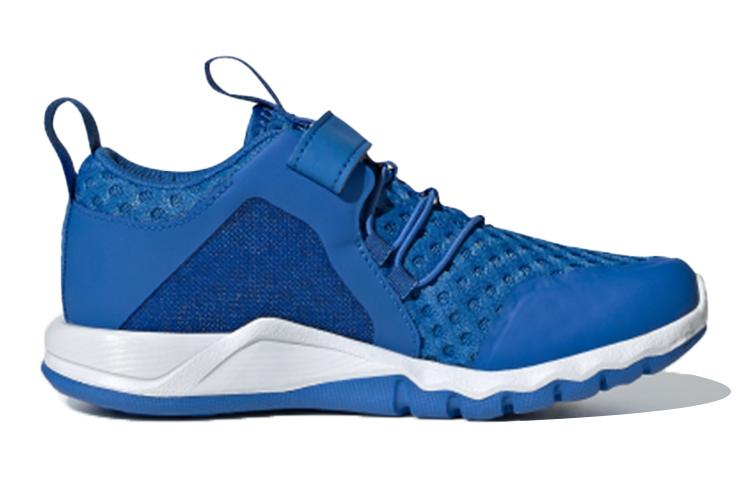 adidas Flex Bth El K Slip Resistant, Abrasion Resistant, Breathable Low Top Kids' Running Shoes Blue White Kids' EF0155