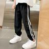 Children's Summer Solid Color Basic Sports Pants Boys Casual Joker Elastic Waist Girl Sweet and Lovely Mosquito Pants