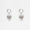 Heart Leaf Earring_ E22[Silver]