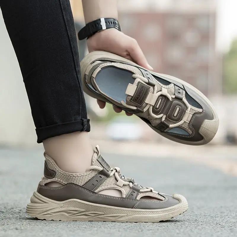 Fashion Flat Male Shoe Closed Toe Hole Shoes Casual Expensives Luxury Designer Eva Outdoor Open Descount 39 Stylish H Buy Men's Sandal
