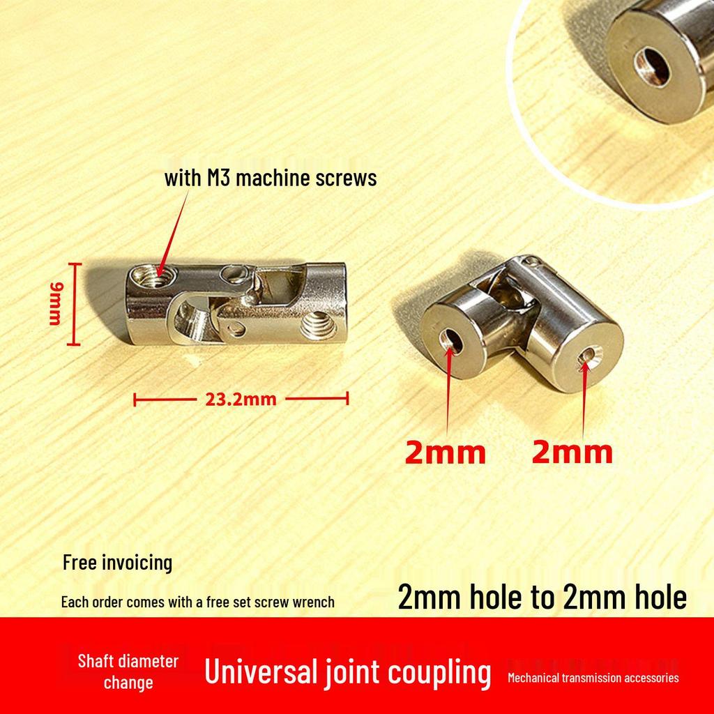 Metal Universal Joint Cross Coupling 2345-6810mm for Steering Gear Motor