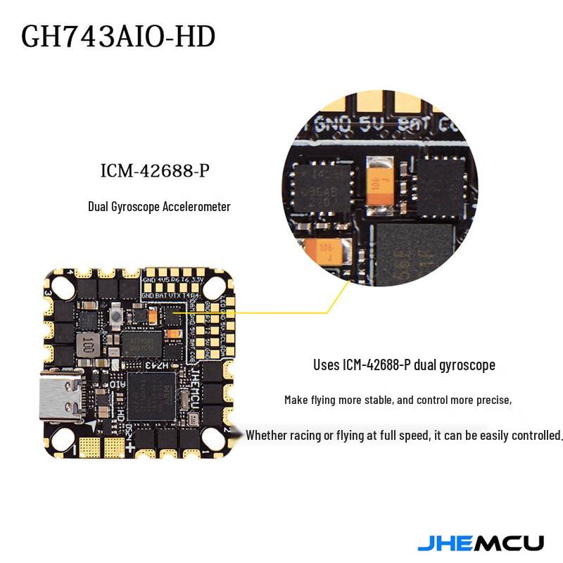 50A 3-6S All-in-one FPV Flight Controller