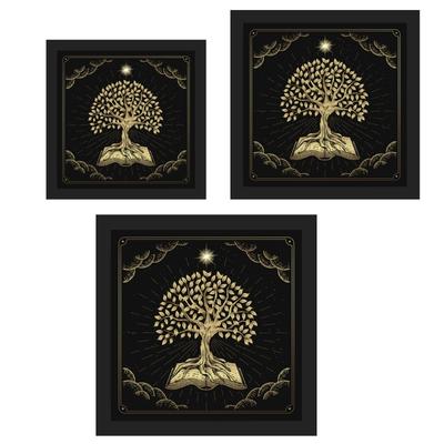 Colorful Tarot Table Cover Sacred Cloth Tarot Tablecloth Tree Tablecloth for Spiritual Practice Wedding Party Decors