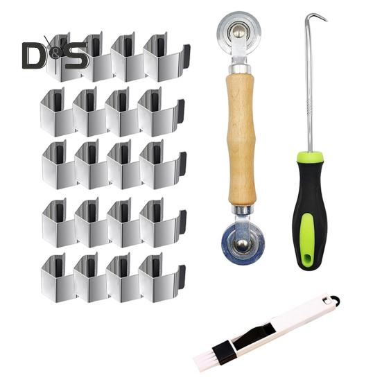 

Набор инструментов для дверных экранов, простой в использовании, переносной, зажимы для установки экрана с шлицем для экрана, набор для снятия дверных крючков A