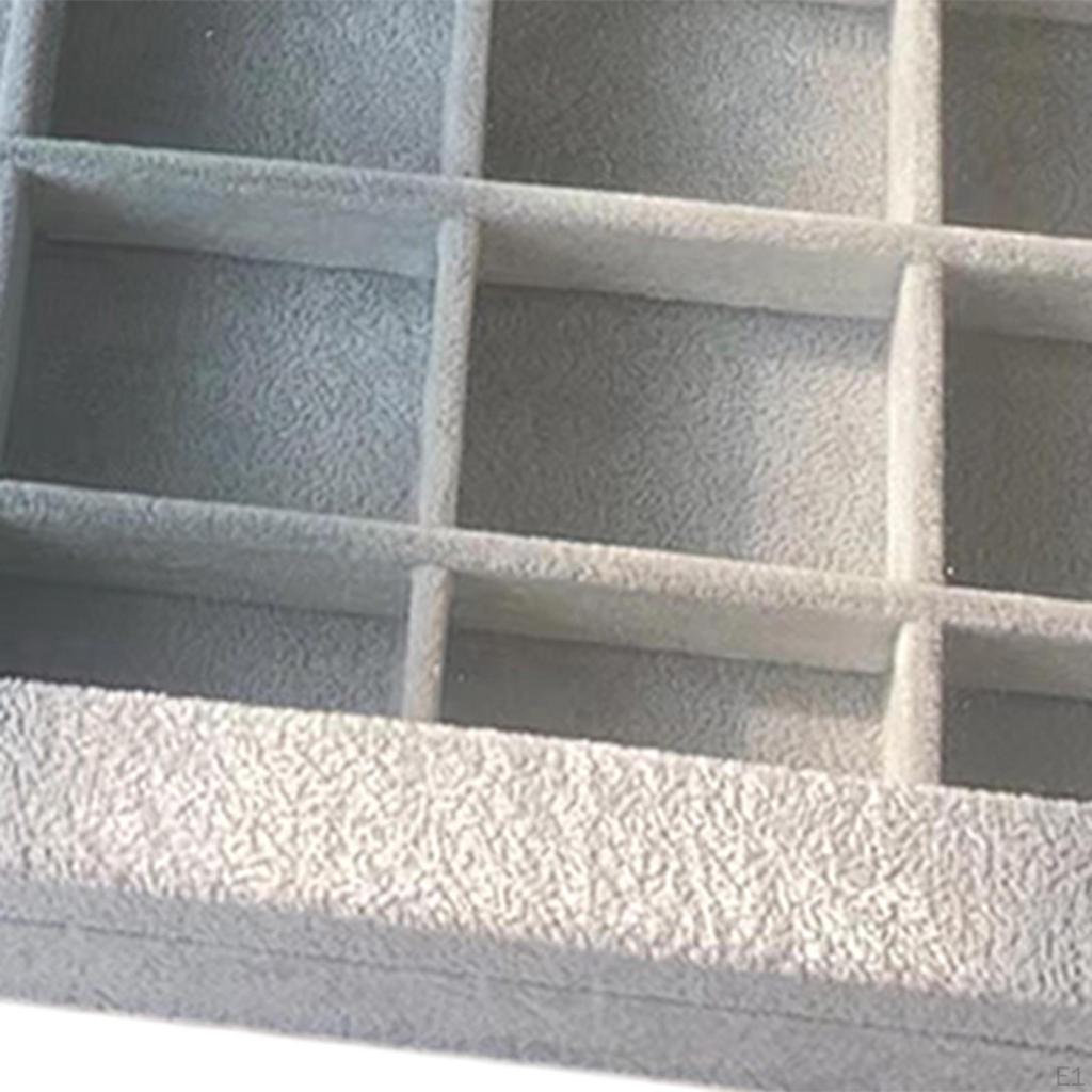 Organizer na biżuterię Kreatywny flanelowy ekspozytor Etui do przechowywania pierścionków Uchwyt na komodę Sypialnię