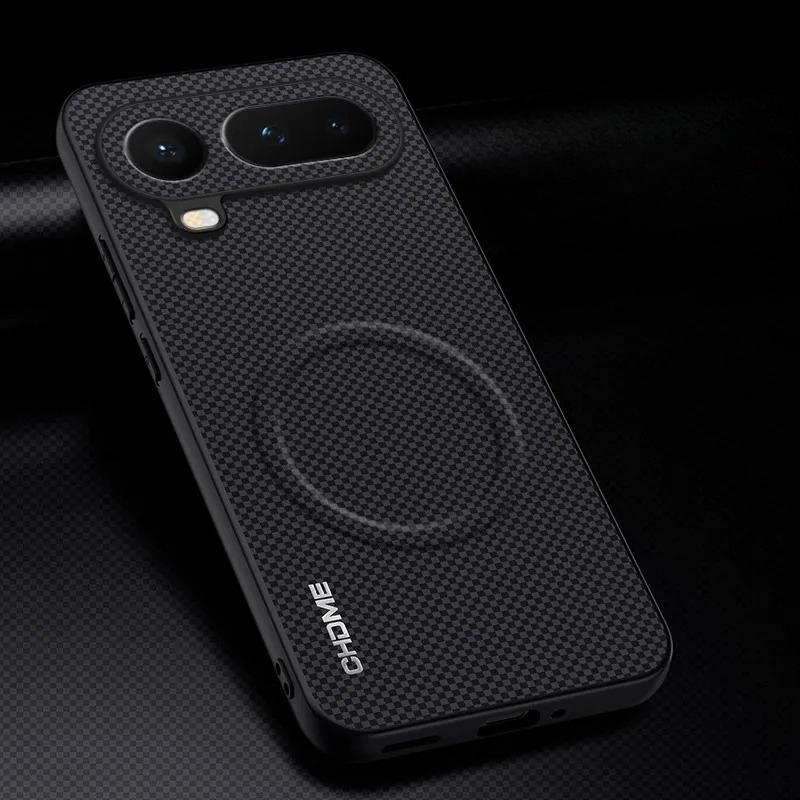 Magnetic Marking Pattern Leather Case for Honor Magic 8 Pro Air Lite 7 6 X70 X9d Ultra Thin for Magsafe Wireless Charging Cover
