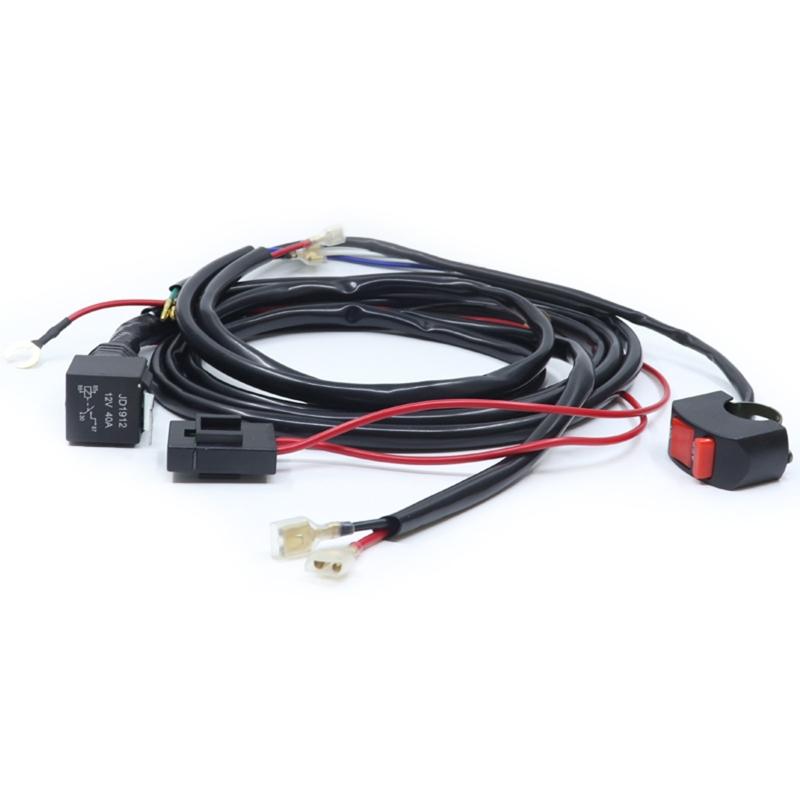 12V/24V Wiring Harness Extension Kit for LED Work Light Bar Led Lamp Off-Road Lights Driving Fog Light