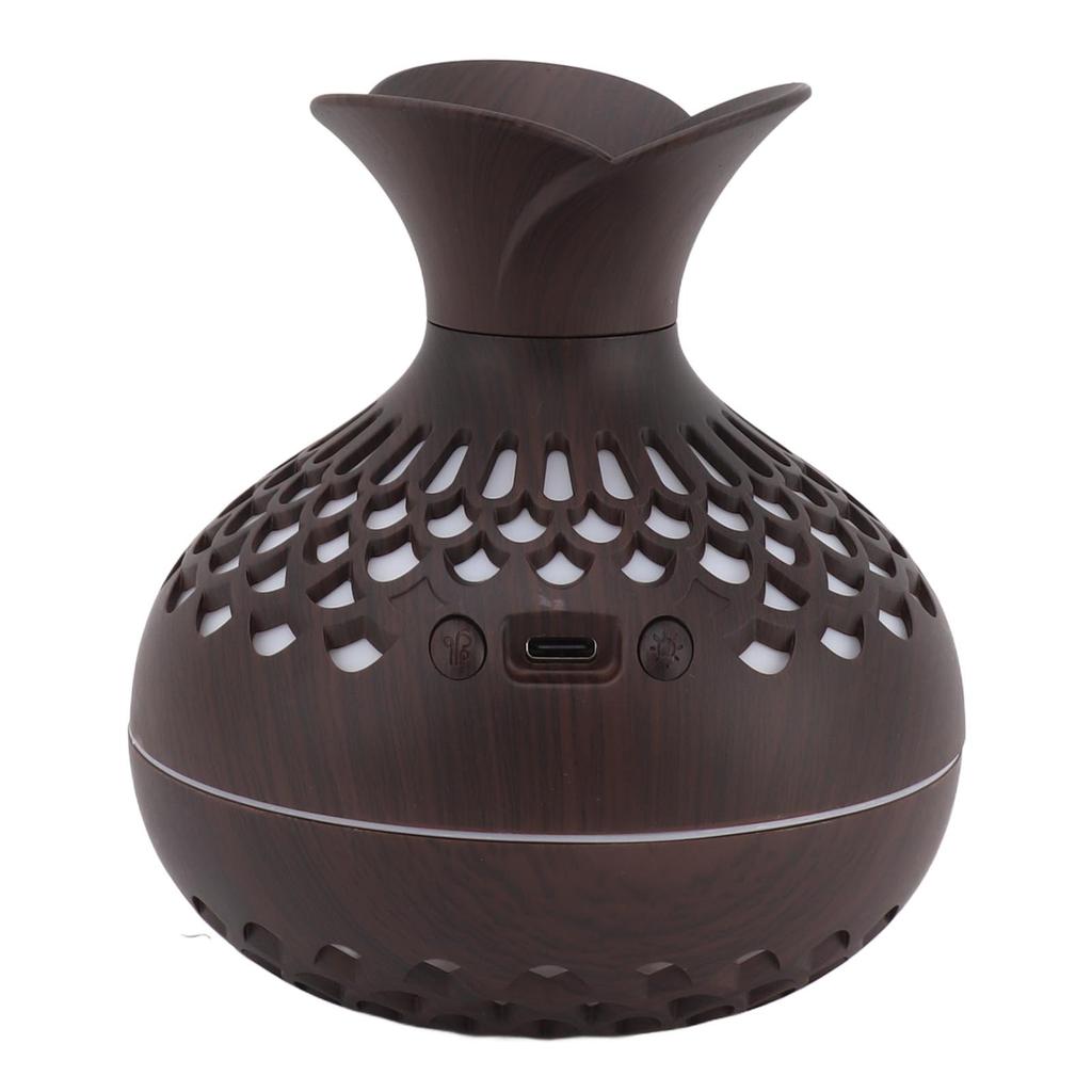 2.5W Scent Diffuser 300ml USB Powered Silent Operation Flower Vase Shape Aroma Humidifier for