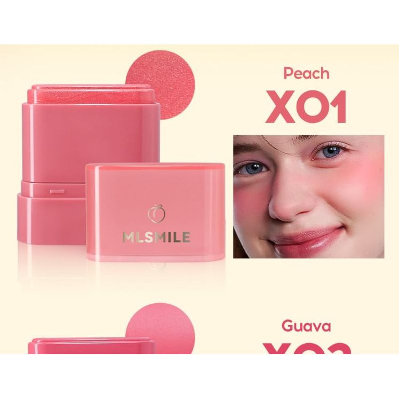 MLSMILE - Dewy Fruit Cheek & Lip Multi Balm - 6 Colors
