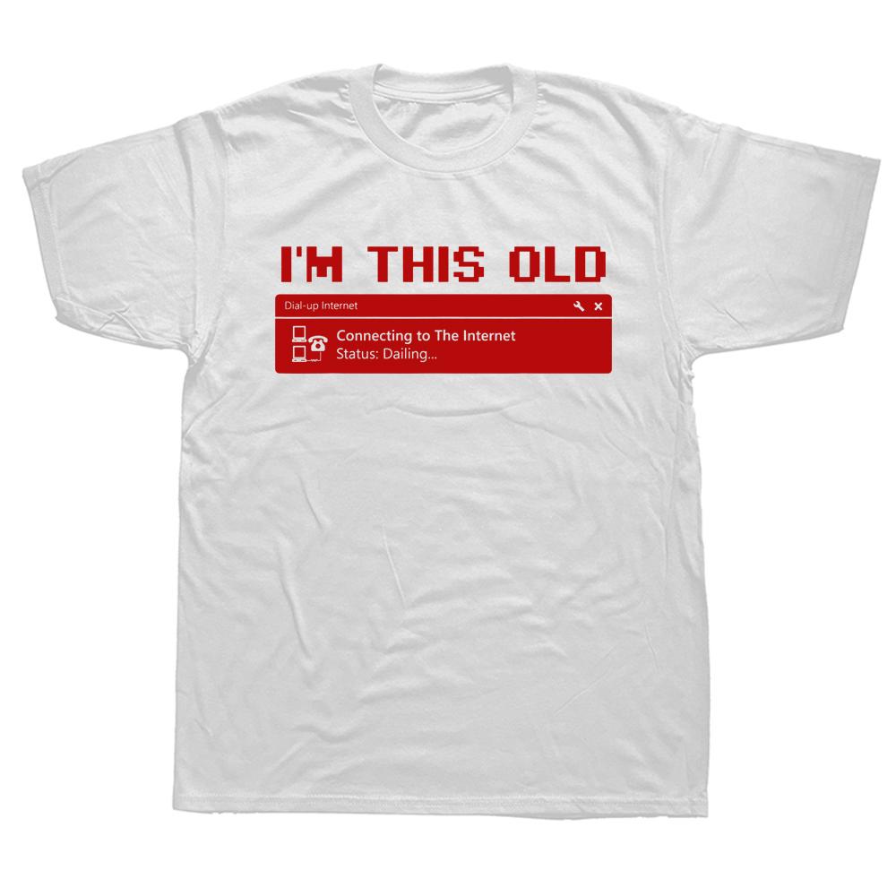 

Computer 90s Programmer PC Nerd Geek T Shirts Birthday Gifts Summer Style Tshirt Unisex Graphic Cotton Aesthetic Clothes S